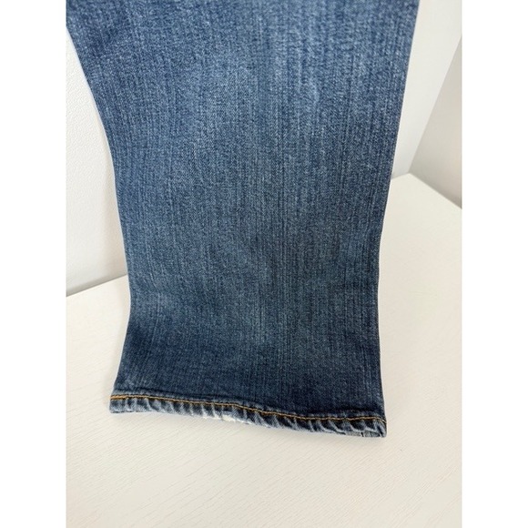 Levi's 505 Mens Jeans Blue Straight Fit‎ Button Fly Distressed Size 32x30 - Picture 13 of 16